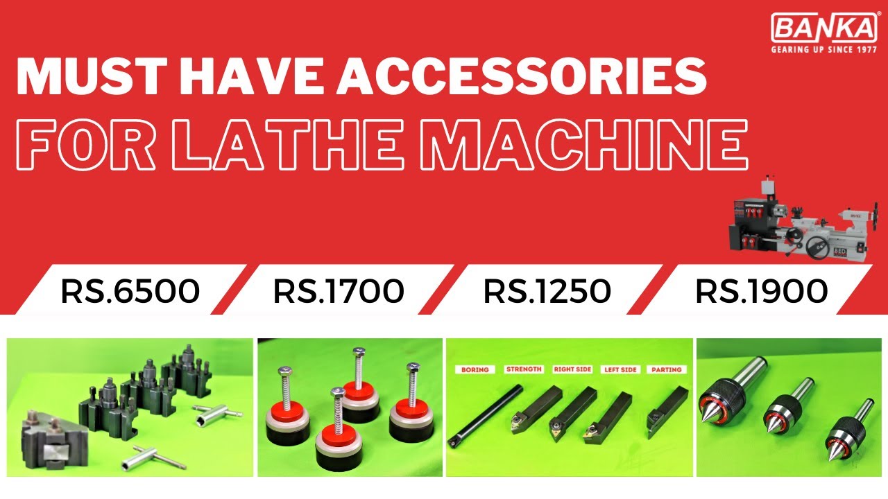Lathe Machine With Free Accessories - Banka Machine