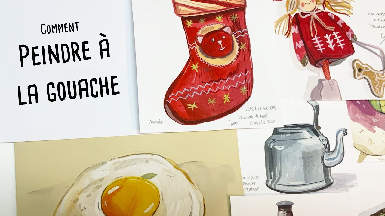 TUTORIEL : Comment peindre à la gouache ?