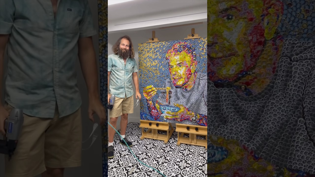 Bourdain in 4,716 BOTTLE CAPS 😎