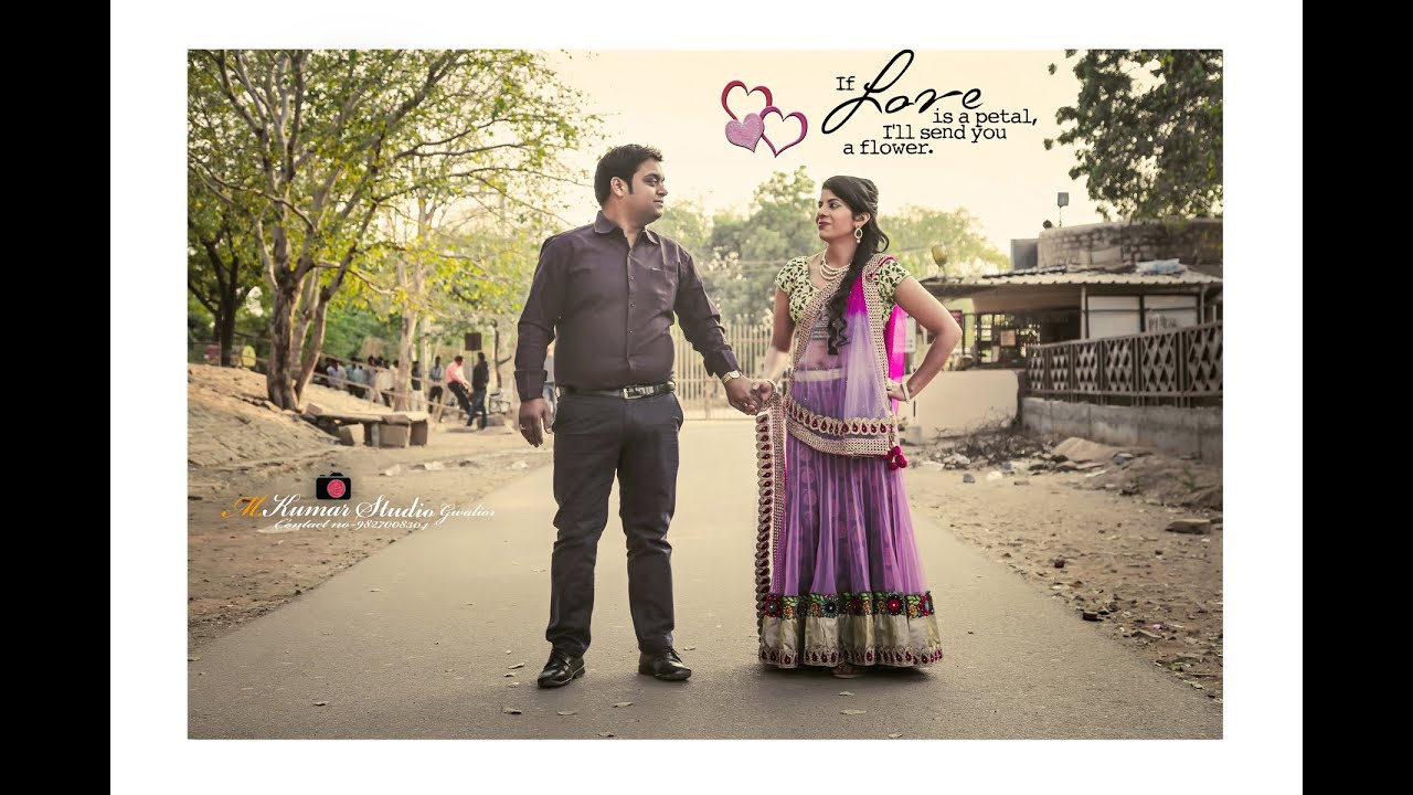 Babita wed sunil  prewedding shoot in Gwalior Fort by M.kumar studio
