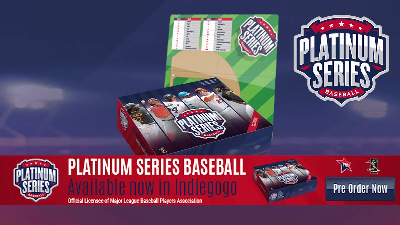 Platinum Series Baseball Stratgey Board Game