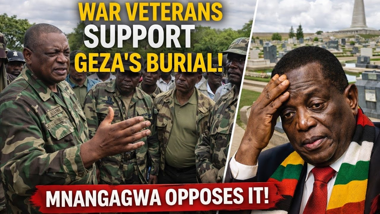 Zimbabwe on Edge: Power Struggle Erupts Over Geza’s Burial at Heroes’ AcrePolitical Tension Focus