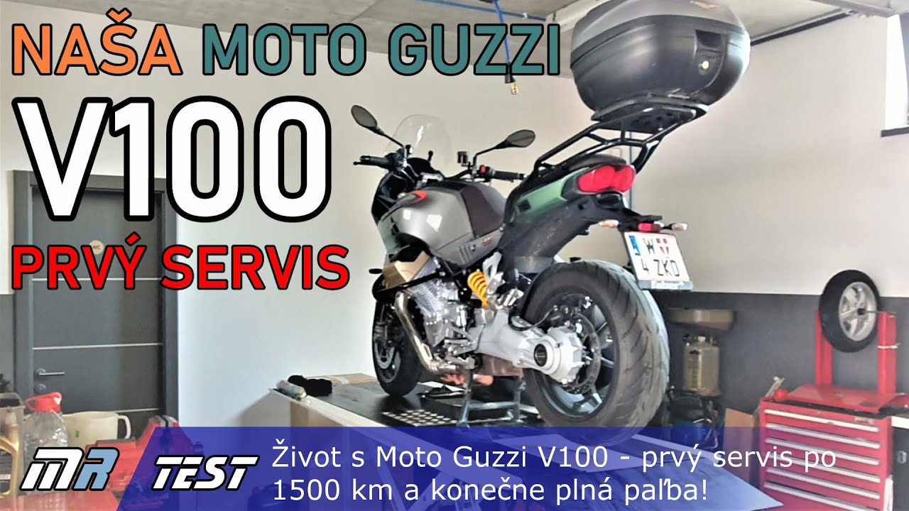 Život s Moto Guzzi V100 - prvý servis po 1500 km a konečne plná paľba! - motoride.sk