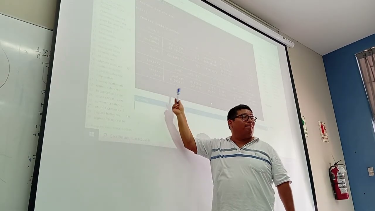 Primera clase de STATA curso: Econometría I profesor Jorge Rodas parte 3