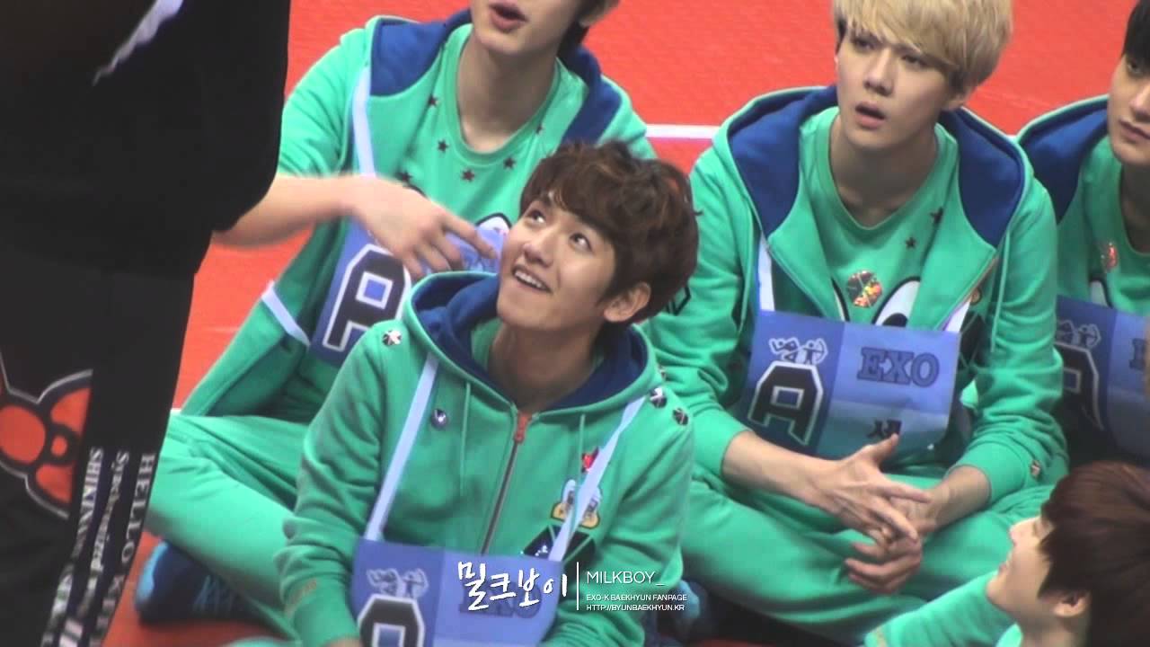 [Fancam_MILKBOY] 130128 아이돌스타 육상대회 part2 (Baekhyun edit ver.)