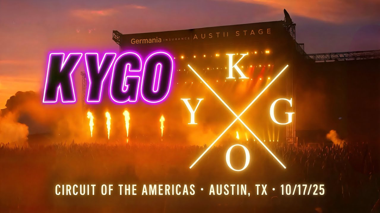 KYGO LIVE 🔥4K | Austin TX | Circuit of the Americas 2025 – Full Visual Experience | Music Nexus A.I.