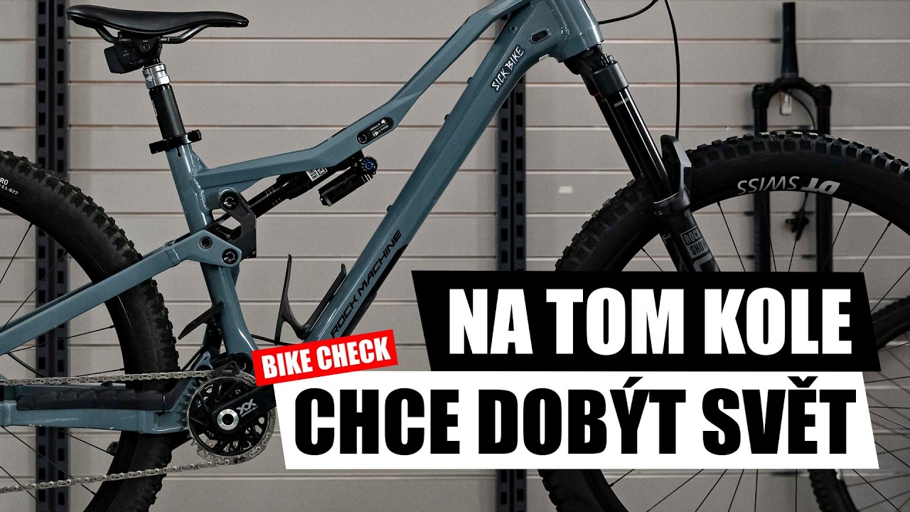 BIKE CHECK: Rock Machine Whizz hodně rychlého Adama Maxy