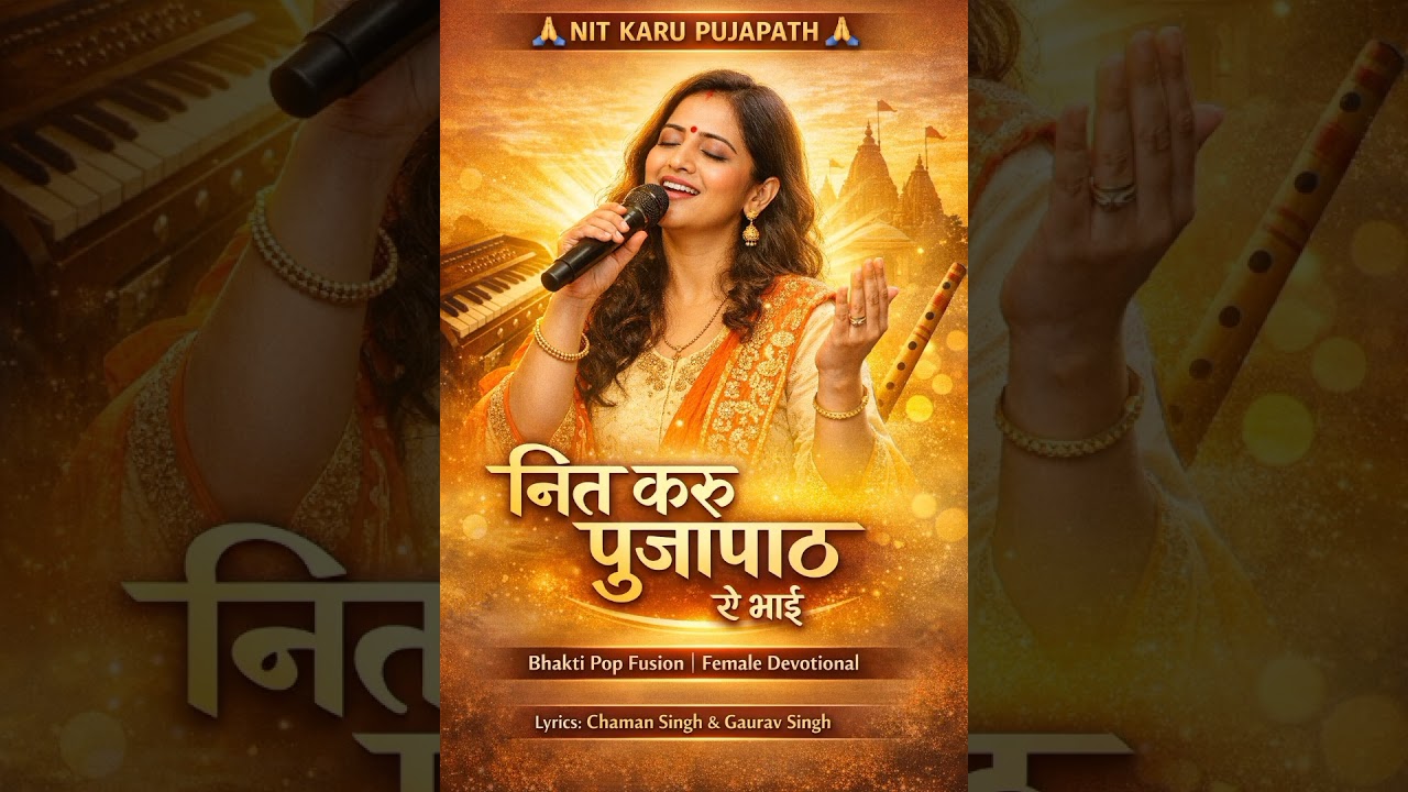 नित करु पूजापाठ रे भाई | Bhakti Pop Fusion | 70 BPM | Female Devotional Song