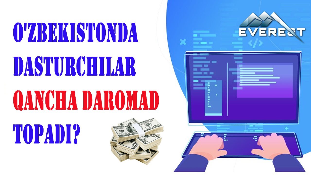 O&lsquo;zbekistonda dasturchilar qancha daromad topadi?  |  @Komiljon_Aslonov