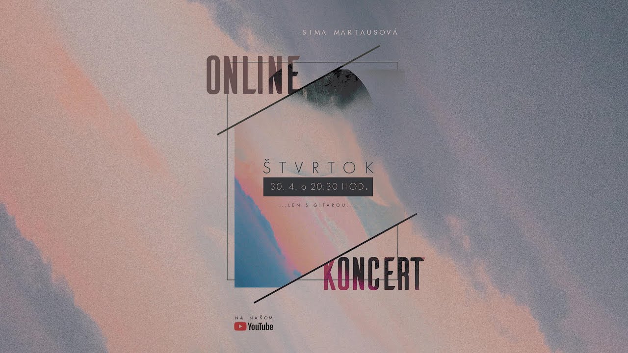 Sima Martausová - Akustický online koncert