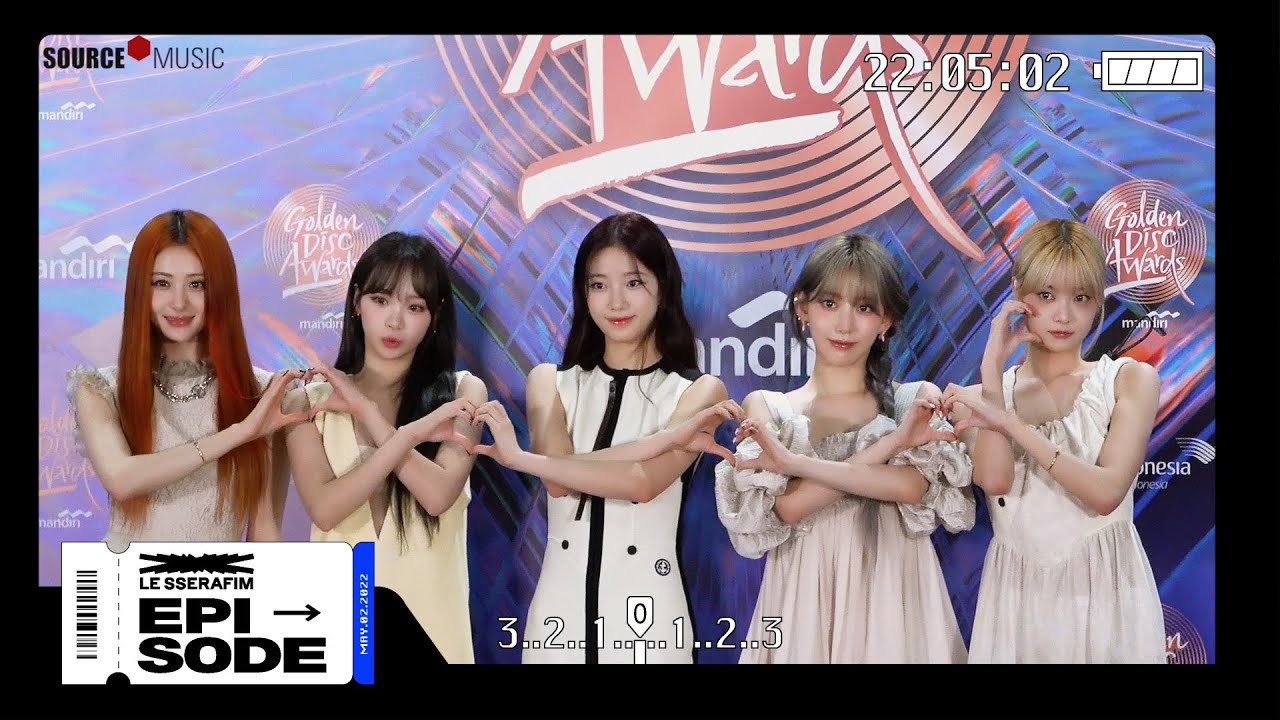 [EPISODE] LE SSERAFIM (르세라핌) @ The 38th GOLDEN DISC AWARDS