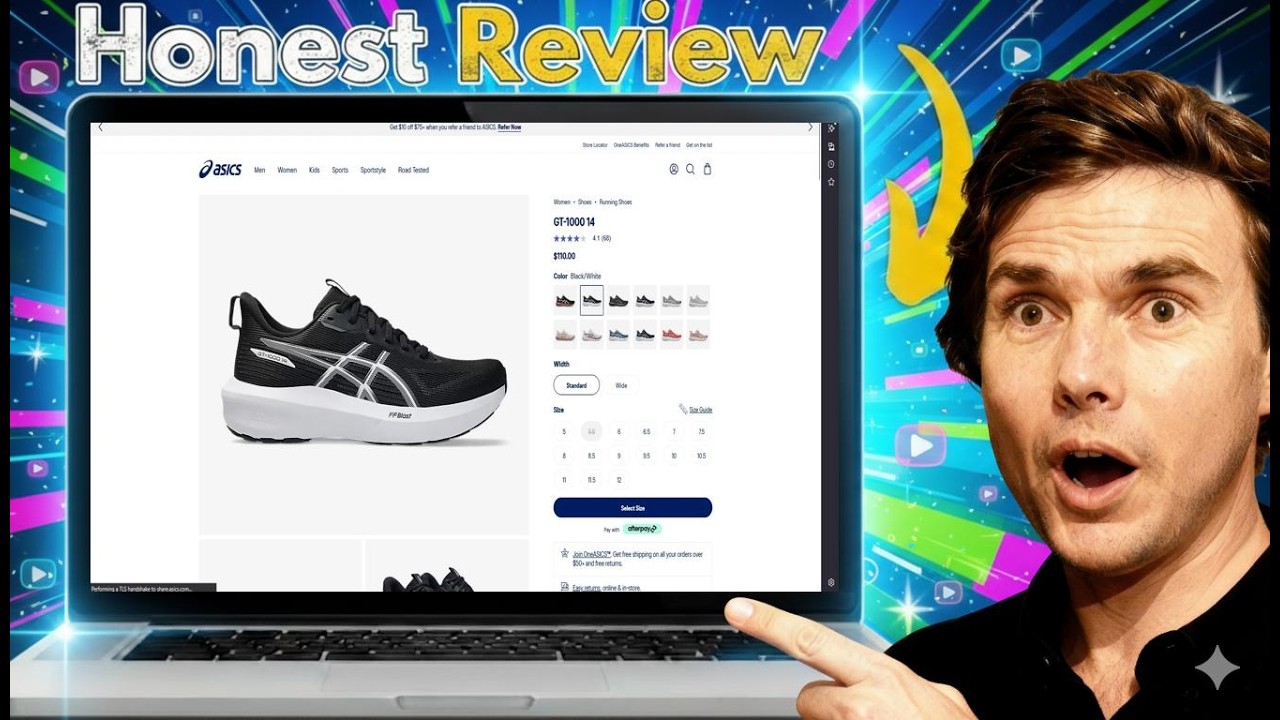 ASICS GT-1000 14 Sneaker Review: Sole Design & Comfort Overview