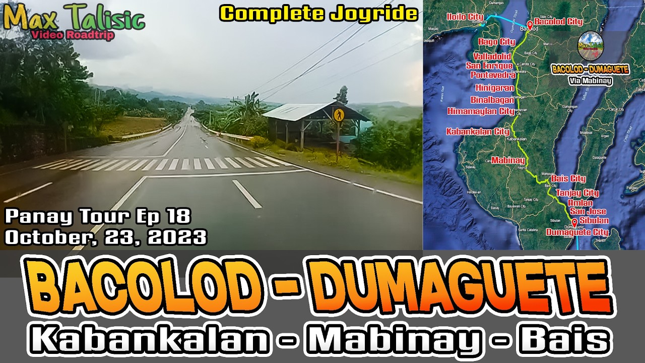 Video Roadtrip - (Negros Island) Bacolod City to Dumaguete City via Mabinay