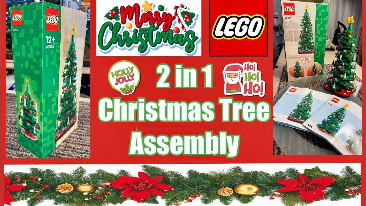 Счастливого Рождества! 🎄 Сборка рождественской елки LEGO 2 в 1 @SheClicksBricks @AustrianBrickFan