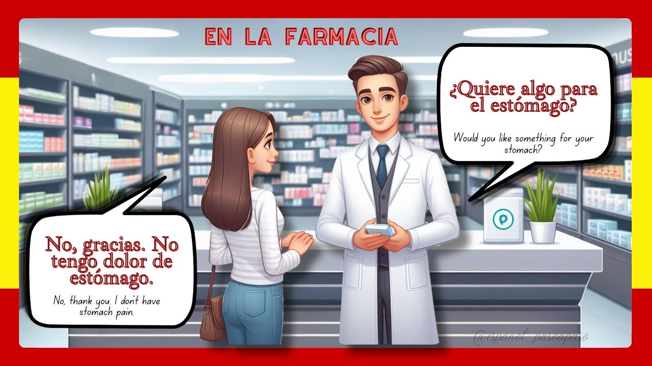 En la Farmacia – 30 Preguntas y Respuestas en Español | Pharmacy Dialogue | 30 Questions + Answers
