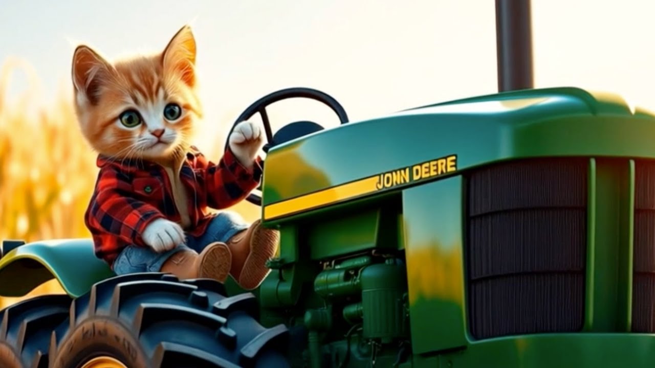 Ginger Kitten’s Farm Adventures Part 2 🚜 | Cute Kittens Doing Human Things | Making S”mores