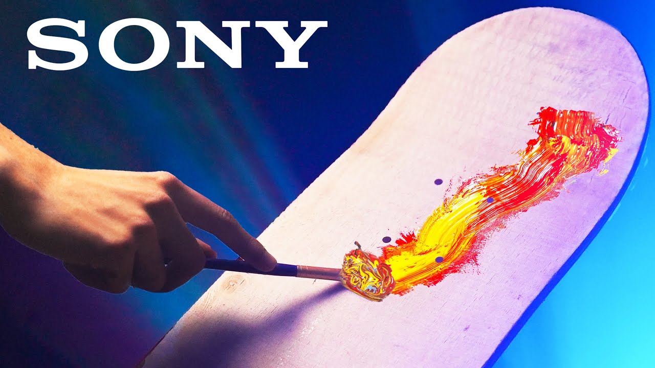 I Made a Custom Skateboard for SONY!