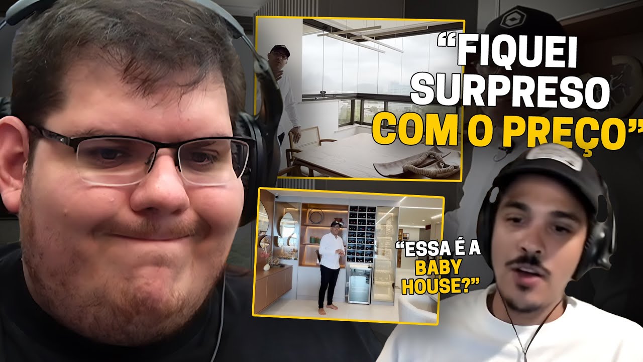 CASIMIRO REAGE: ESSE APARTAMENTO É UMA GRAÇA 😍 ft. Chico Moedas | Cortes do Casimito