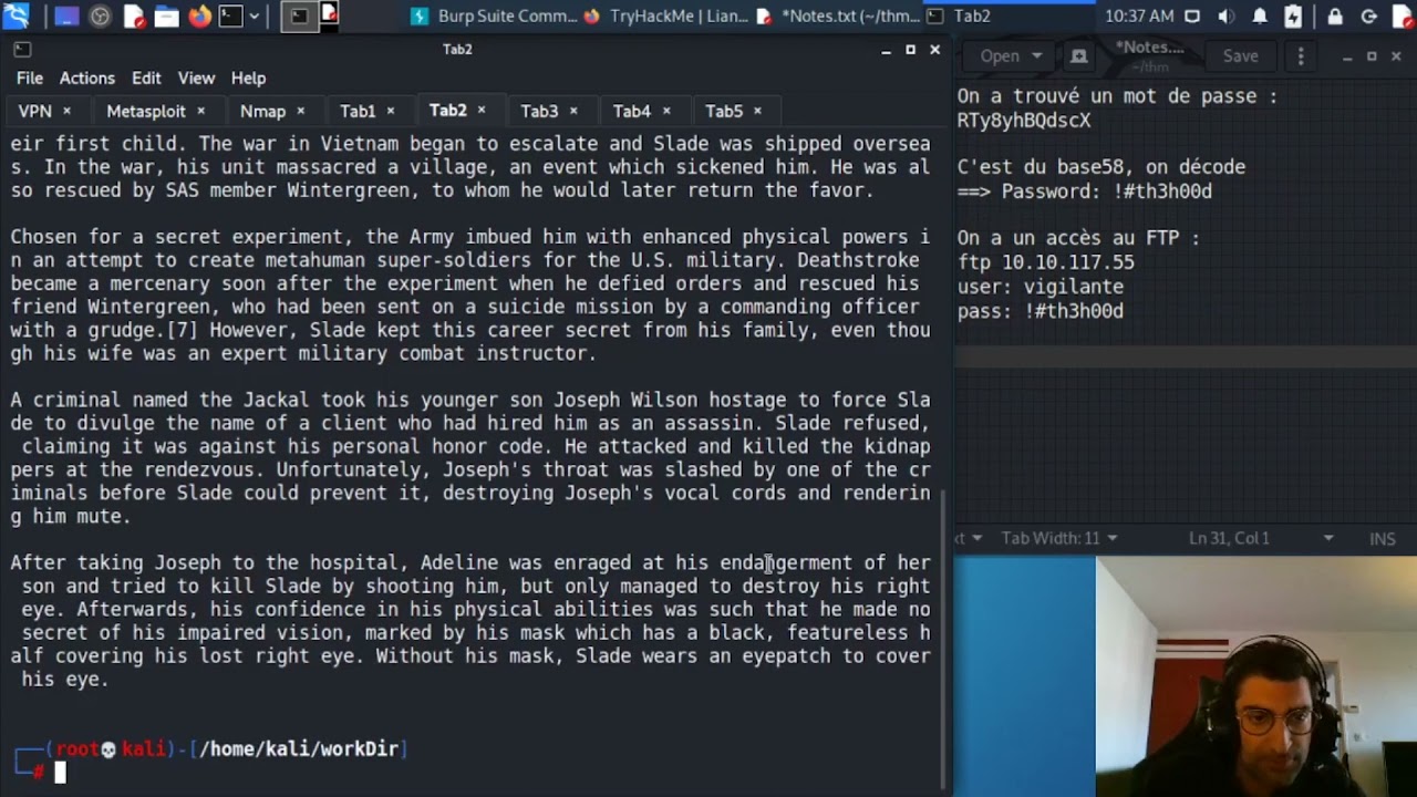 [FR] TryHackMe - Lian_Yu - EASY (Gobuster + Steganography)