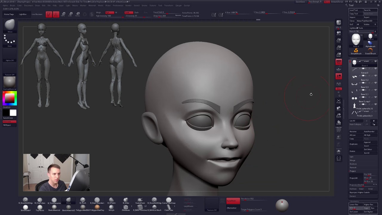 ZBrush Sculpting a Witch - #4