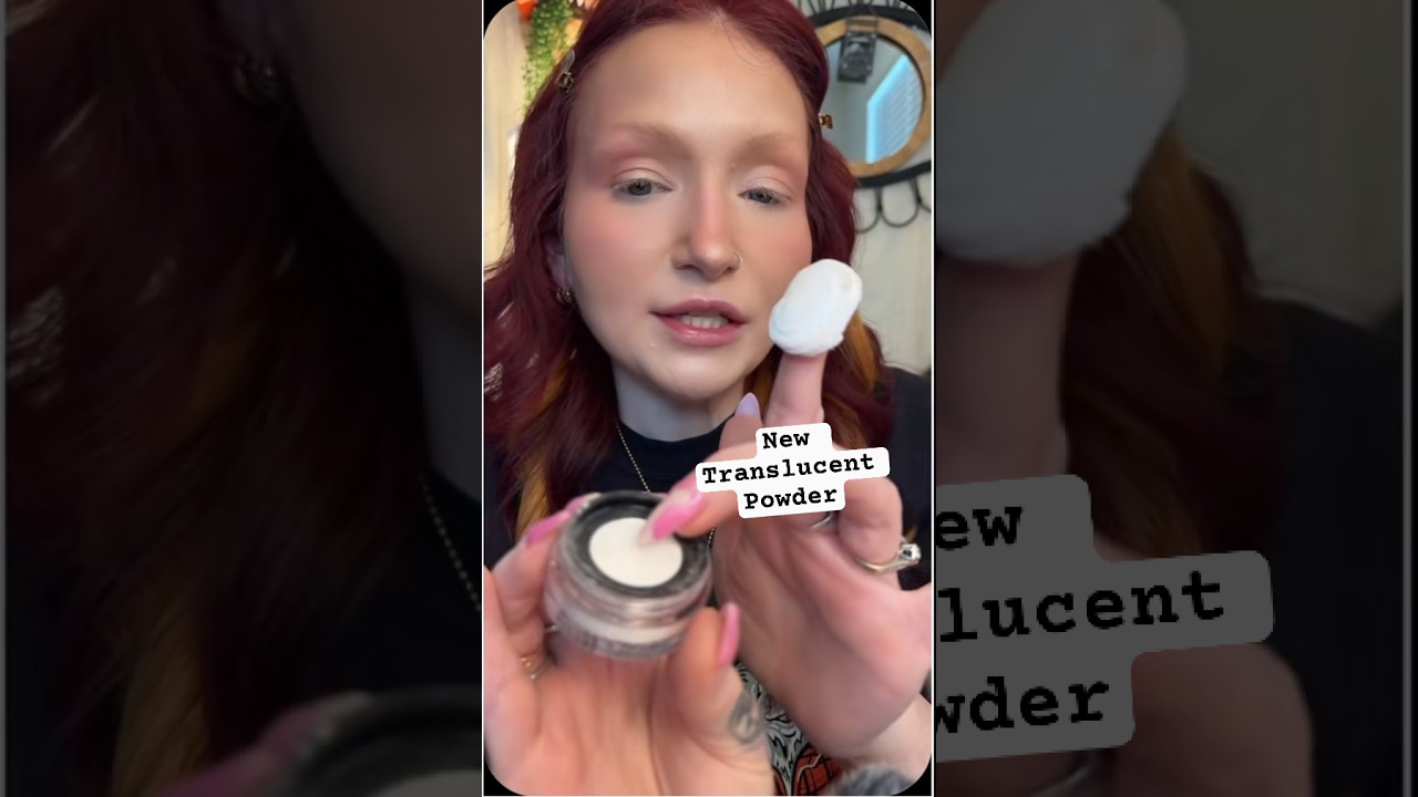 Trying a new Translucent powder, just in the T-Zone and cheeks! #makeup #settingpowder #beauty #fyp