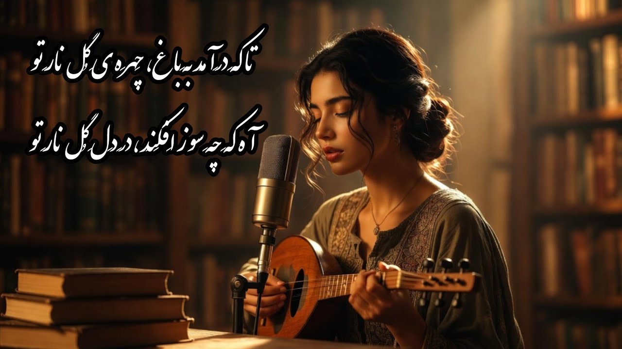تا کِه دَرآمَد بِه باغ، چِهرِه ی گُل نارِ تو/ آه کِه چِه سوز اَفکَنَد ،دَر دِلِ گُل نارِ تو