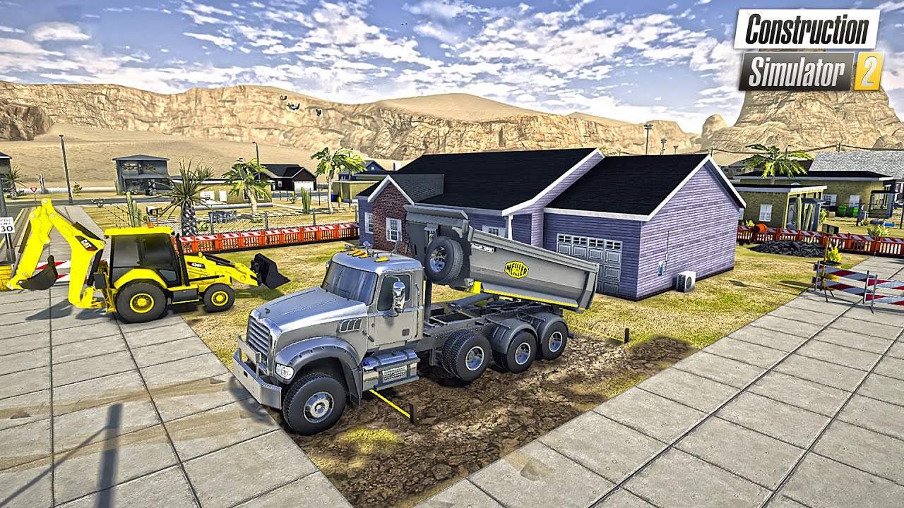 Construction Simulator 2 Çakıl Teslim Etme ve Bahçe İşi Yapıyoruz