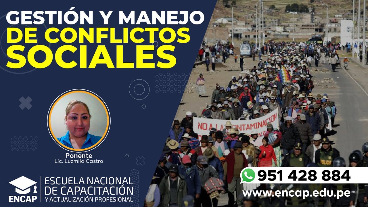 CURSO: GESTIÓN Y MANEJO DE CONFLICTOS SOCIALES - 2025
