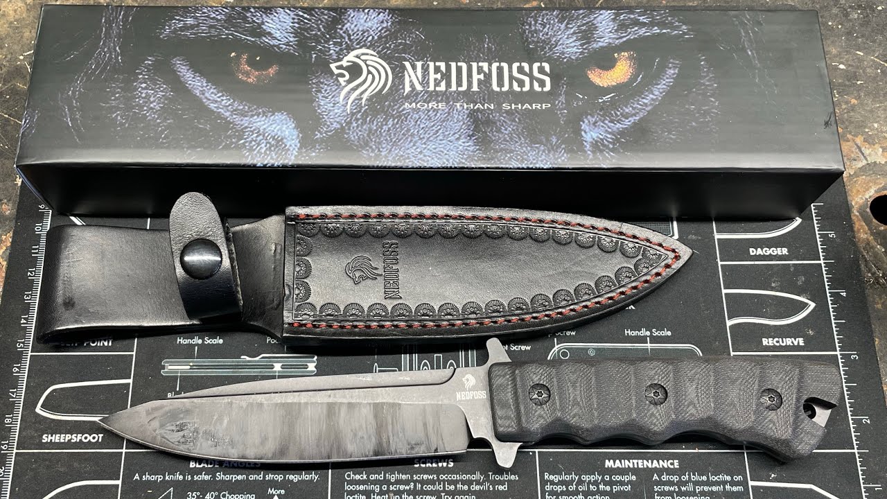 Обзор и тестирование ножа для выживания NedFoss Black Phoenix