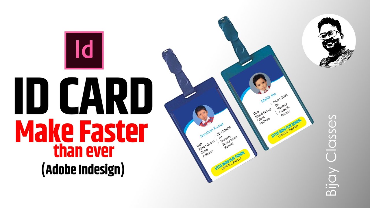 Adobe Indesign Tutorial - ID CARD MAKE FASTER THAN EVER