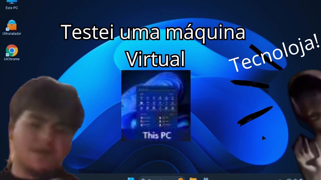 Testando uma máquina virtual no meu tablet (ele não explodiu) #memes