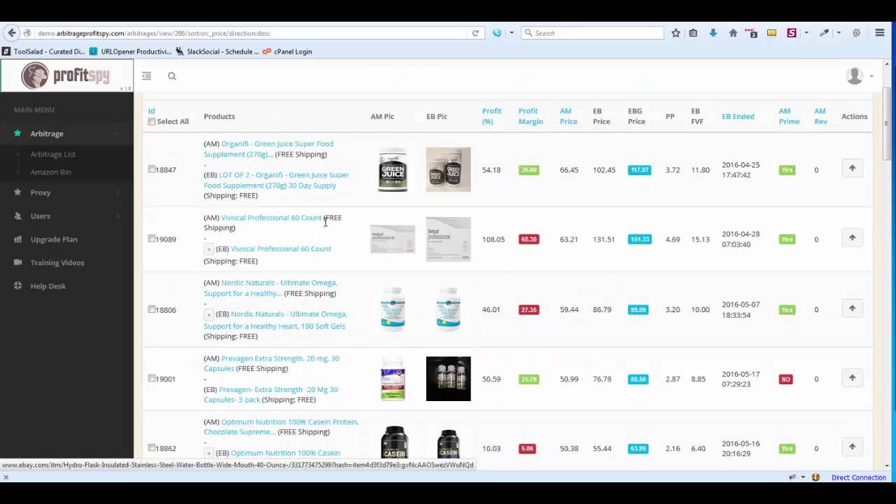Amazon Scraper Software Tool - Profit Spy 1.8 Upgrade