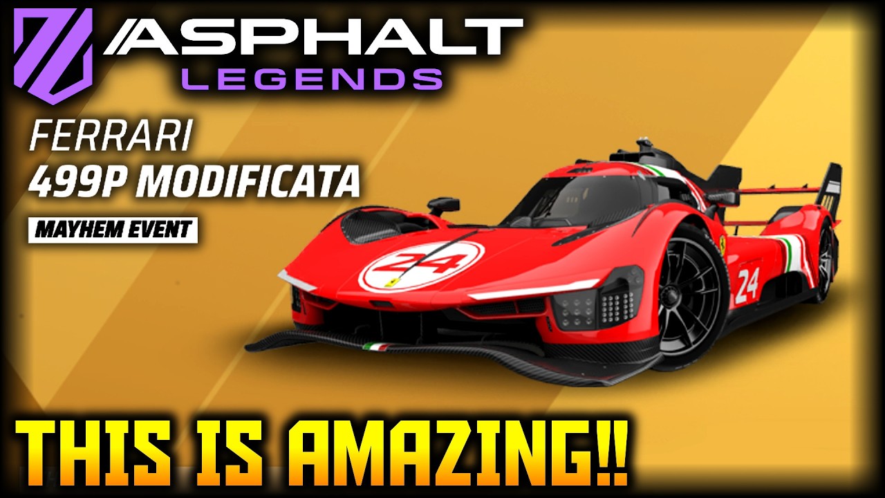 A Great Suprise!! Ferrari 499P Modificata Mayhem (Asphalt Legends)
