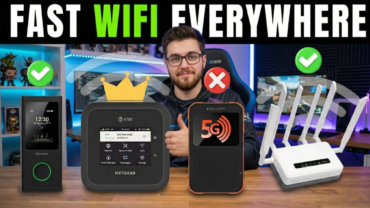 ✅ 7 Best 5G Portable Wifi Hotspots [2026]📶for Travel, Gaming, Truckers, Vanlife, Camping & Streaming