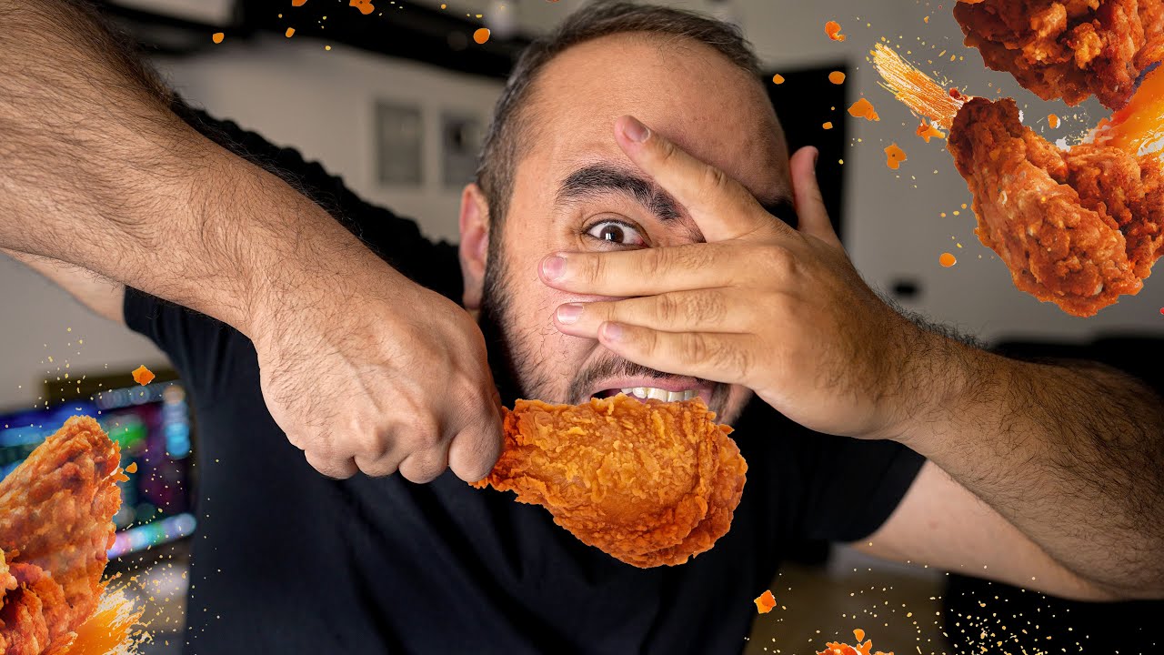 واكل مشفش 🍗 Fried Chicken 🍗 الجزء الثاني