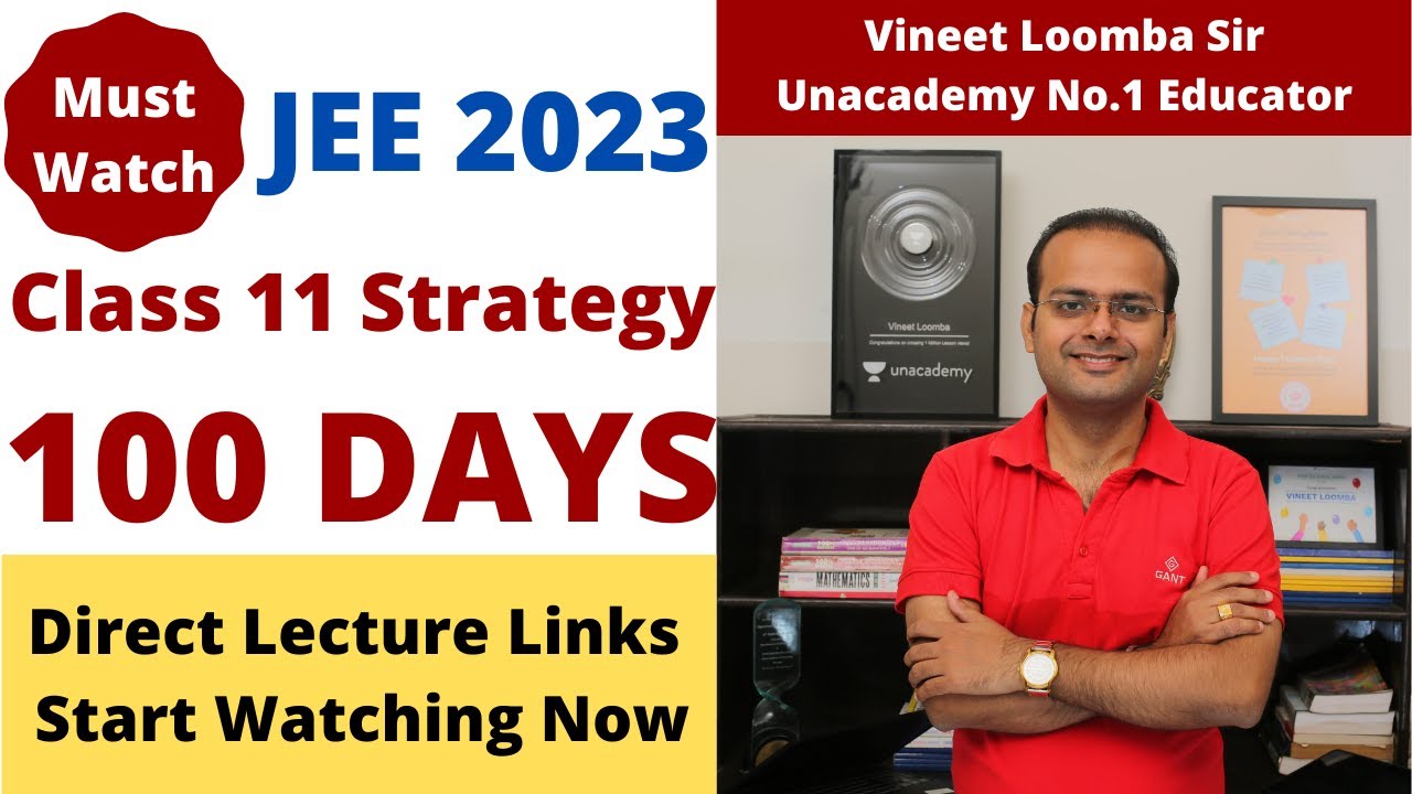JEE 2023 Strategy : Starting Now from Zero | Video Lectures | Rank Booster Practice Problems