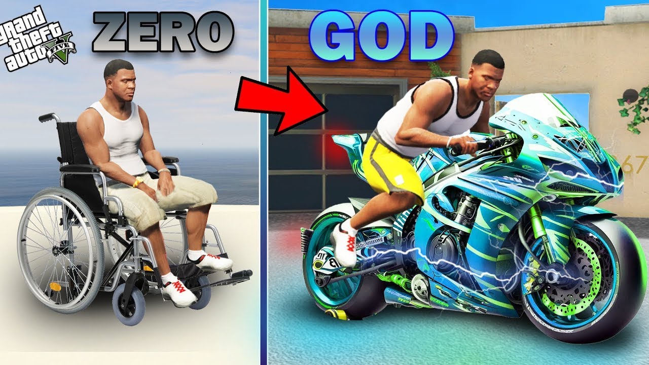 GTA 5 : Franklin & Upgrading Zero To God Bike In GTA 5 !