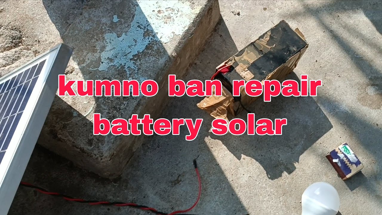 Kumno ban repair battery solar