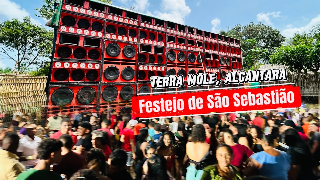 TRADICIONAL FESTEJO DE SÃO SEBASTIÃO 2026 EM TERRA MOLE ALCÂNTARA COM A RADIOLA FREEDOM MUSCAL❤️😍