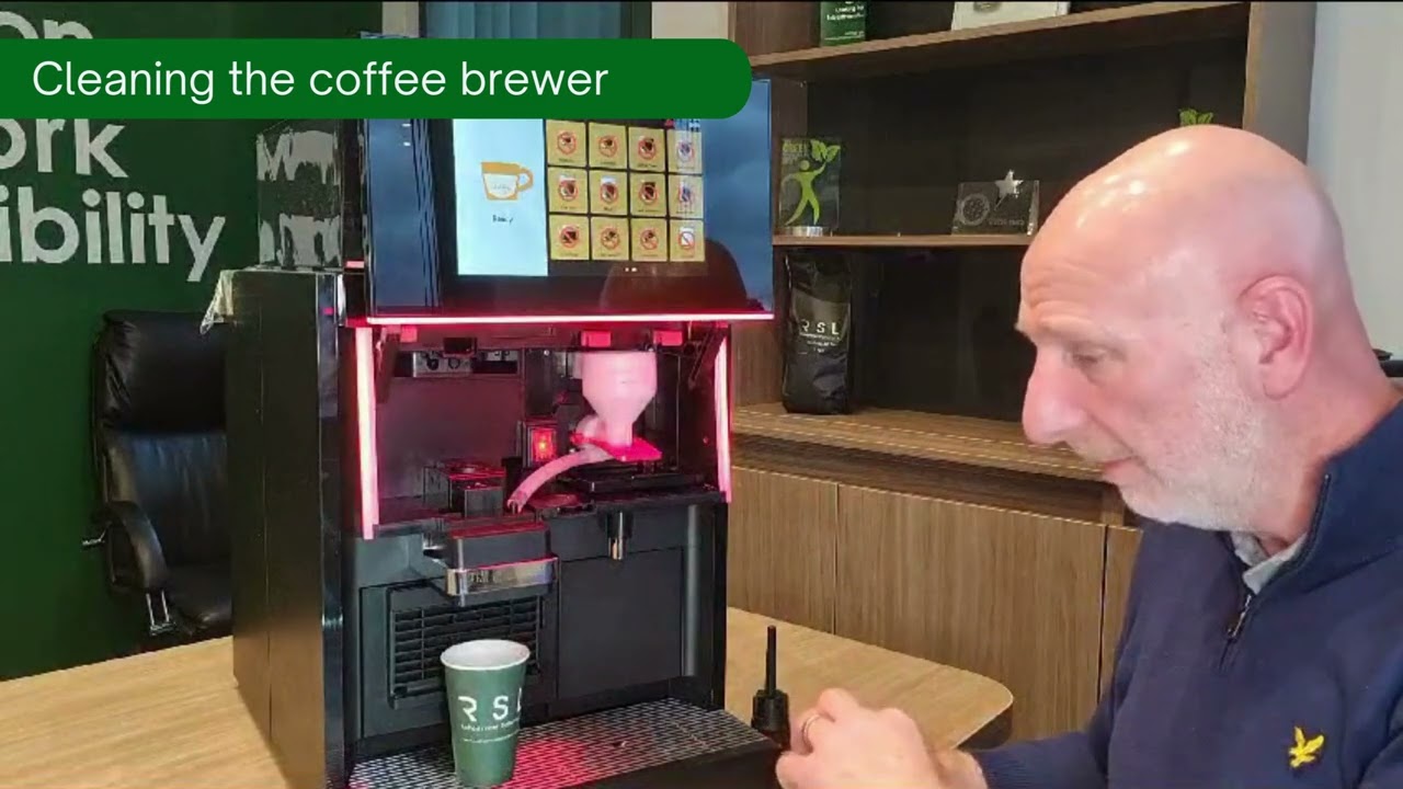 SmartQube Coffee Machine Cleaning Video