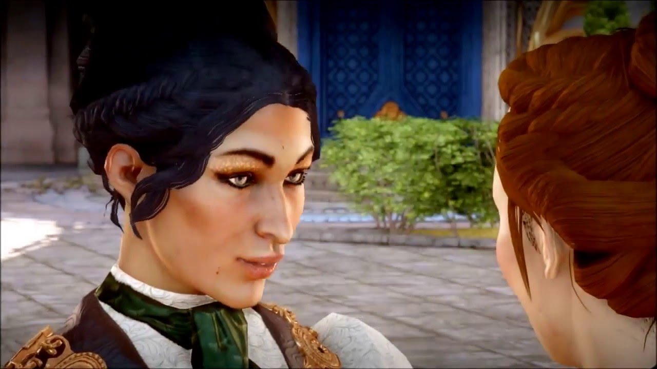 Dragon Age  Inquisition   Josephine and Female Inquisitor Romance Choice Scene