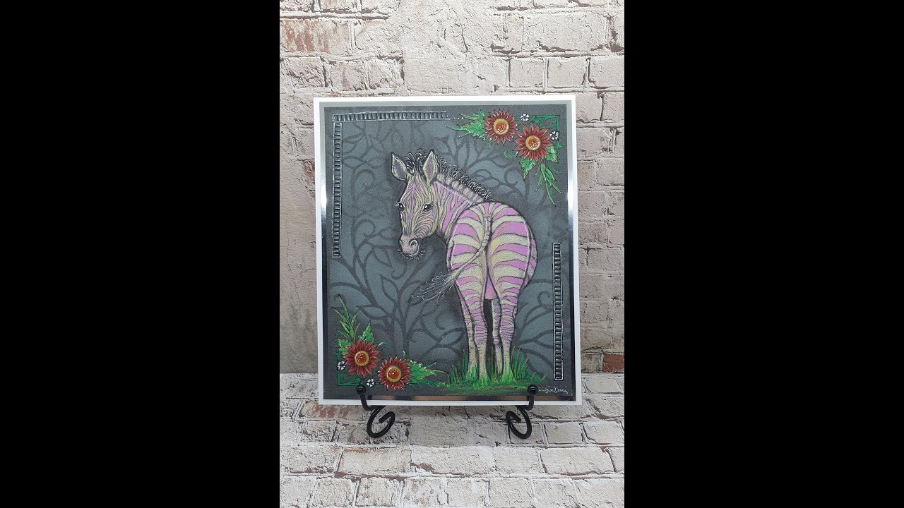 'Striped Beauty' #angieshappyhobby #crafting2022