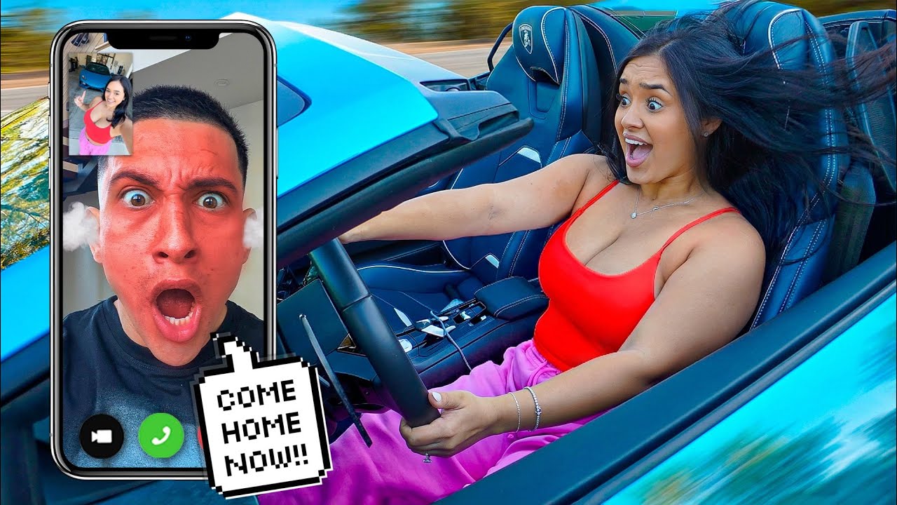 Ездила на Lamborghini моего жениха, не сказав ему об этом! *Он сорвался*
