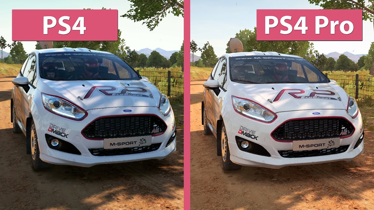 DiRT 4 – PS4 vs. PS4 Pro 4K UHD Graphics Comparison