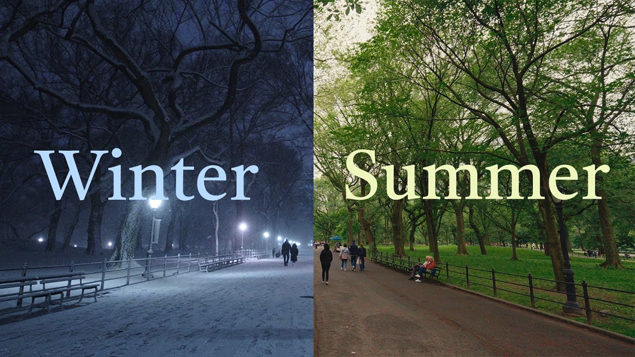 Central Park: A Tale of Two Seasons