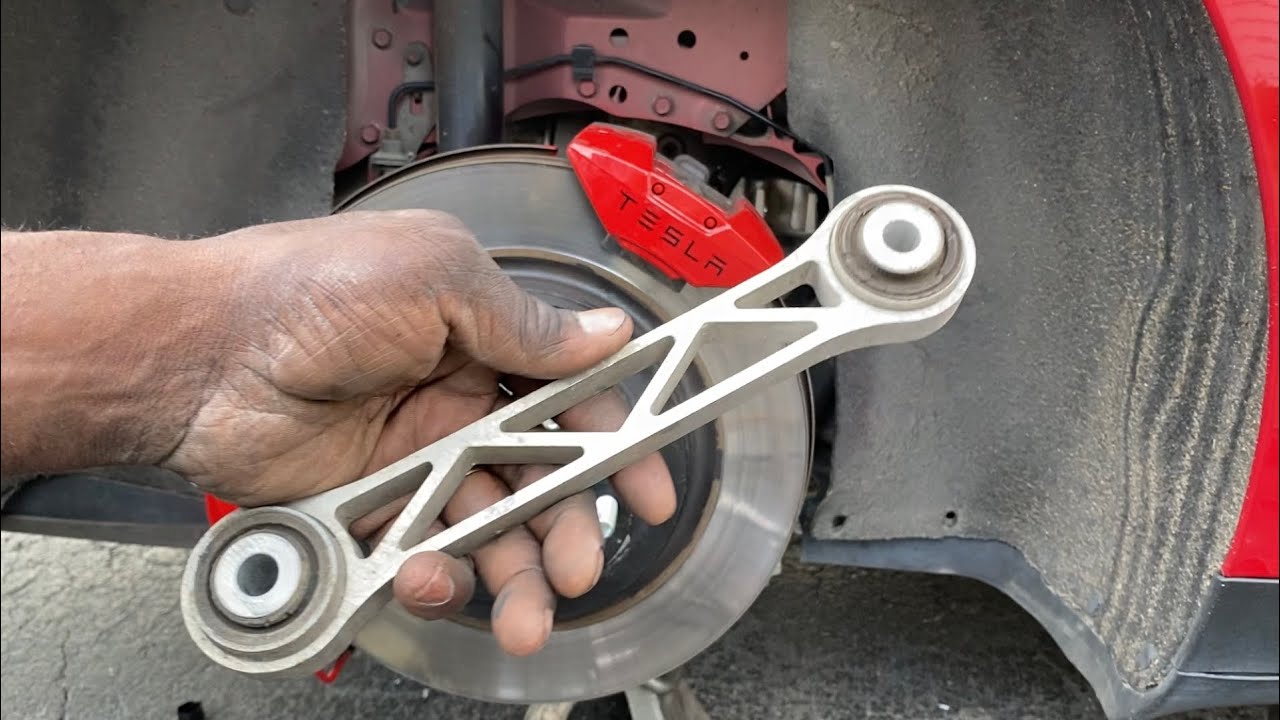 Install Toe Link without cutting bolt Tesla Model S