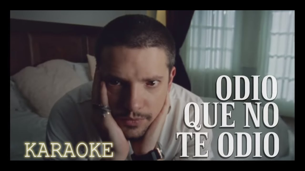 Lasso, Cami - Odio Que No Te Odio KARAOKE