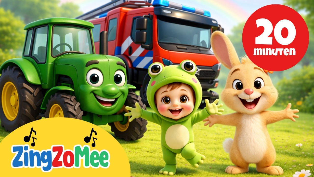 Top 10 Kinderliedjes van 2025 | 20 min Non-Stop ZingZoMee 🎶