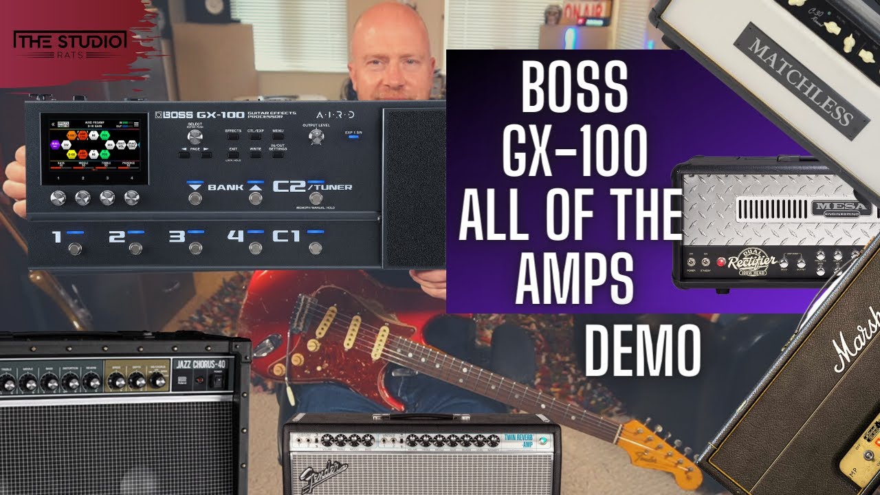 BOSS GX-100 Все усилители.