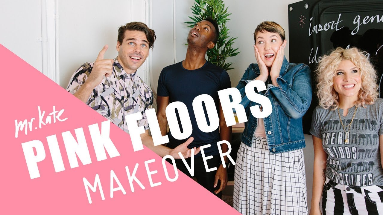 Pink Floors Makeover! | Office Goals on the Road | Mr. Kate